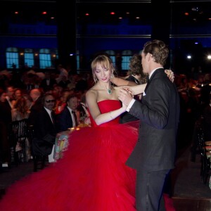 Beatrice Borromeo et Pierre Casiraghi sur la piste de danse lors du 62e Bal de la Rose sur le thème de Cuba dans la Salle des Etoiles du Sporting de Monte-Carlo, le 19 mars 2016. © Palais princier / Luc Castel / Monte Carlo Société des Bains de Mer via Bestimage