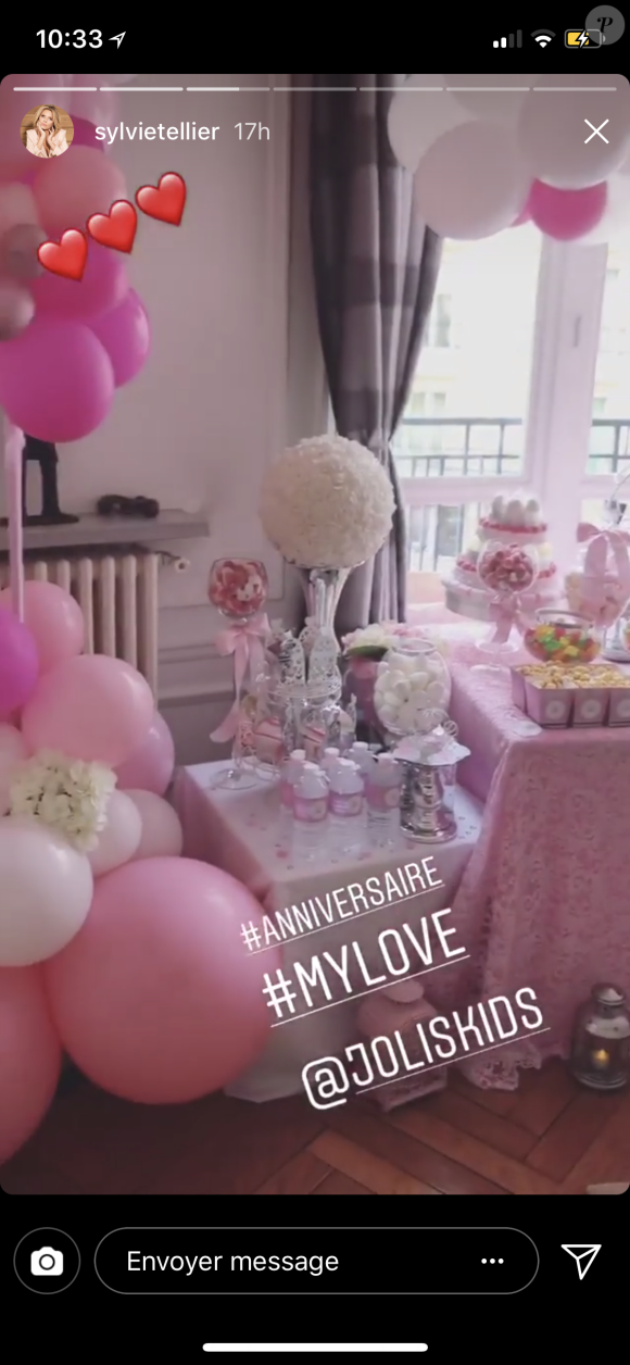 Sylvie Tellier a célébré samedi 24 mars 2018 les 4 ans de sa fille Margaux, née de ses amours avec son chéri Laurent.