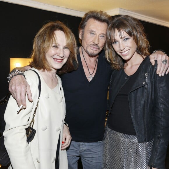 Exclusif - Nathalie Baye et Laura Smet au concert de Johnny Hallyday au POPB de Bercy a Paris - Jour 2. Le 15 juin 2013