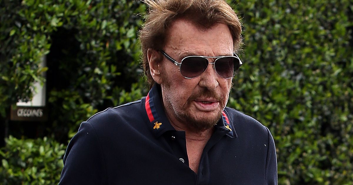 Johnny Hallyday va déjeuner au restaurant Cecconi's à West Hollywood