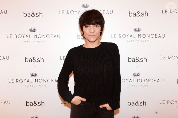 Exclusif - Florence Foresti lors de l'inauguration de la boutique Ba&Sh à l'hôtel Royal Monceau à Paris le 15 mars 2018. © Rachid Bellak / Bestimage