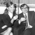 Claude Chabrol et sa femme Stéphane Audran au Berlin Film Festival en 1968.