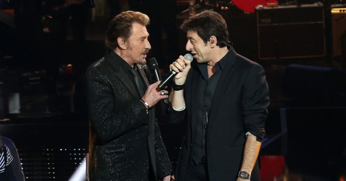 Exclusif Johnny Hallyday Et Patrick Bruel Enregistrement De L