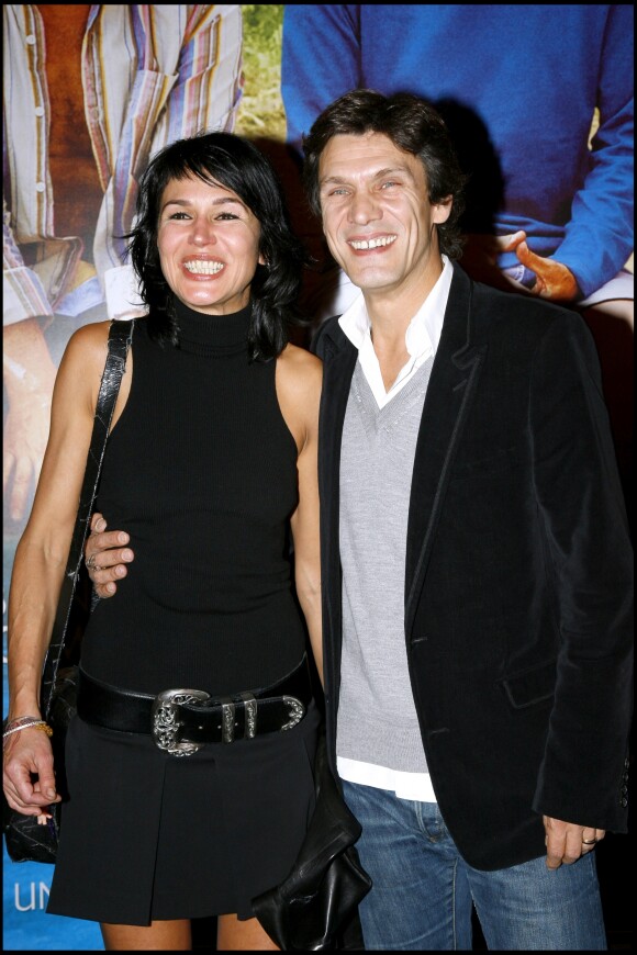 Catherine Wilkening et Marc Lavoine - Avant-première du film Le Coeur des hommes 2 à Paris en 2007