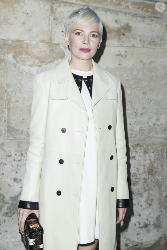 Michelle Williams - Photocall du défilé de mode PAP Femme automne-hiver 2018/2019 " Louis Vuitton " à Paris le 6 mars 2018 © Olivier Borde / Bestimage