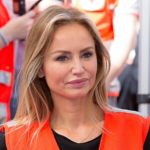 Adriana Karembeu lors du lancement des Journées Nationales de la Croix Rouge Française place Rihour à Lille, le 10 juin 2017. © Stéphane Vansteenkiste/Bestimage