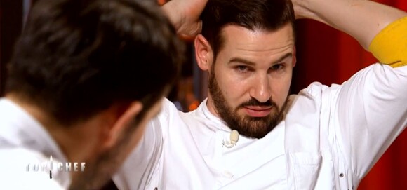 Vincent dans l'épisode 10 de "Top Chef" (M6), diffusé mercredi 4 avril 2018.