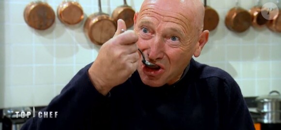 Yves, le père de Vincent, dans l'épisode 10 de "Top Chef" (M6), diffusé mercredi 4 avril 2018.