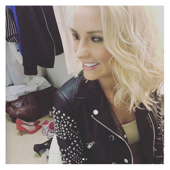 Elodie Gossuin affiche sa nouvelle coupe de cheveux, le 29 mars 2018.