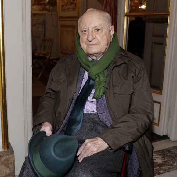 Pierre Bergé à Paris le 4 mars 2017 © Cédric Perrin / Bestimage