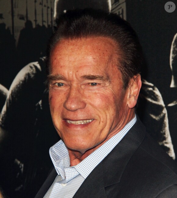 Arnold Schwarzenegger à la première du film "Le 15:17 pour Paris" au Warner Bros à Burbank, le 5 février 2018