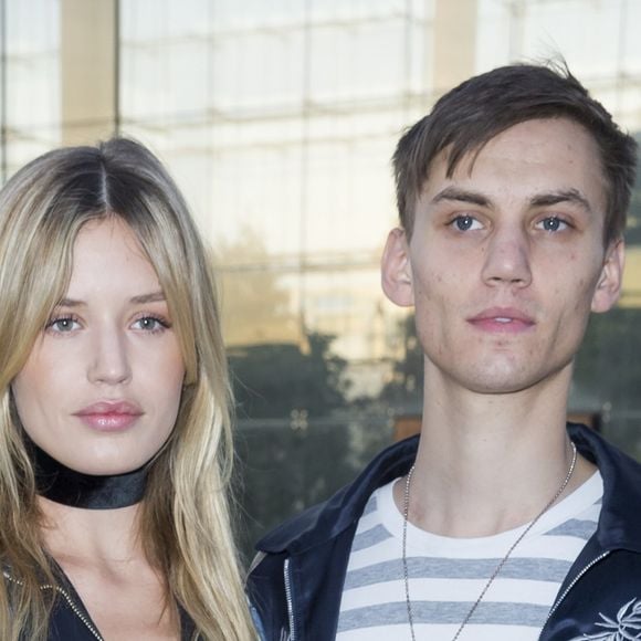 Georgia May Jagger et son compagnon Josh McLellan à Paris, le 21 janvier 2016. © Olivier Borde/Bestimage