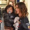 Exclusif - Agnès Boulard (Mademoiselle Agnès) et sa fille Swan - Course "Talon Pointe by Abarth" au circuit Bugatti du Mans les 24 et 25 mars 2018.