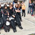 Exclusif - Aïda Touihri, Samar Seraqui de Buttafoco, Emma de Caunes et Agnès Boulard (Mademoiselle Agnès) - Course "Talon Pointe by Abarth" au circuit Bugatti du Mans les 24 et 25 mars 2018.