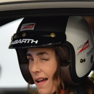 Exclusif - Agnès Boulard (Mademoiselle Agnès) - Course "Talon Pointe by Abarth" au circuit Bugatti du Mans les 24 et 25 mars 2018.