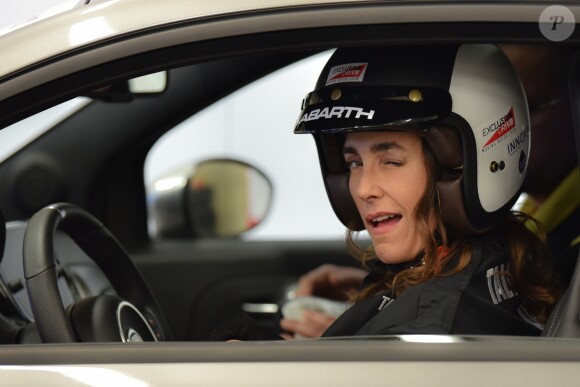 Exclusif - Agnès Boulard (Mademoiselle Agnès) - Course "Talon Pointe by Abarth" au circuit Bugatti du Mans les 24 et 25 mars 2018.