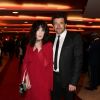 Exclusif - Isabelle Adjani (robe Giambattista Valli, bague Fadia Otte), Patrick Bruel - Dîner de gala à l'occasion du 20ème anniversaire de la fondation Children Of Africa au Palais des Congrès Sofitel Hôtel Ivoire à Abidjan, le 16 mars 2018. © Dominique Jacovides/Bestimage