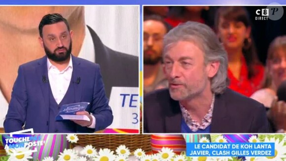 Javier de "Koh-Lanta All Stars" en guerre contre Gilles Verdez, "TPMP", 2 avril 2018, C8
