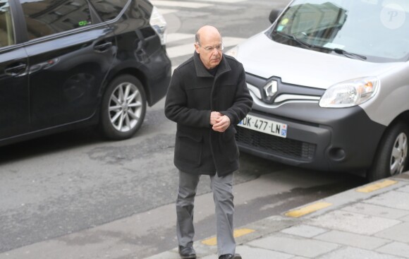 Didier Bénureau - Obsèques de Stéphane Audran en l'église Saint-Roch à Paris. Le 3 avril 2018