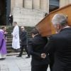 Thomas Chabrol - Obsèques de Stéphane Audran en l'église Saint-Roch à Paris. Le 3 avril 2018