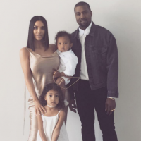 Kim Kardashian : Nouvelle photo de famille avec Chicago West endormie