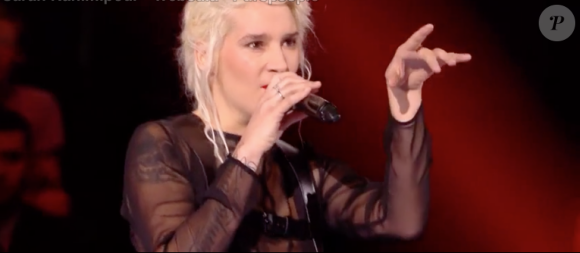 Les duels de The Voice 7, le 7 avril 2018 sur TF1. B Demi-Mondaine contre Luna Gritt.