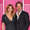 Ingrid Chauvin et son mari Thierry Peythieu sur le Pink Carpet lors du premier festival CanneSéries pour la présentation des séries "Killing Eve" et "When Heroes Fly", à Cannes, le 8 avril 2018.© Bruno Bebert/Bestimage