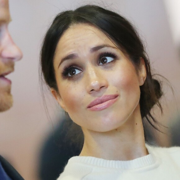 Meghan Markle et le prince Harry à Belfast le 23 mars 2018.