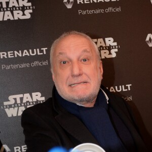 François Berléand - Présentation de la Renault Zoé Série Limitée Star Wars directement liée à l'univers du futur film Star Wars: Han Solo, qui sortira au printemps 2018, à l'atelier Renault sur les Champs Elysées à Paris, France, le 13 décembre 2017. © Rachid Bellak/Bestimage