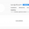 "Aucune publication", le compte Instagram de Kendji girac est vide, le 12 avril 2018.