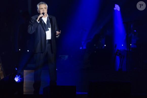 Exclusif - Michel Sardou en concert à la Seine Musicale pour sa dernière tournée "La dernière danse" à Boulogne-Billancourt. Le 26 décembre 2017. © Pierre Perusseau / Bestimage