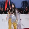 Conchita Wurst (Thomas Neuwirth) arrive à la cérémonie de la "Caméra d'Or 2018" à Hambourg, le 22 février 2018.