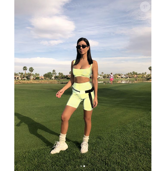 Kourtney Kardashian. Avril 2018.