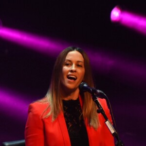 Alanis Morissette en concert à l'ICC (International Convention Center) à Sydney, le 24 janvier 2018.