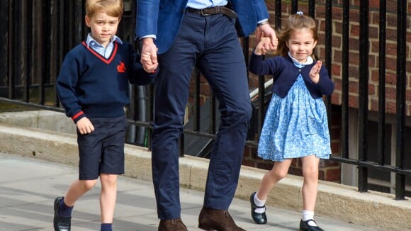 Royal baby: George et Charlotte de Cambridge arrivent pour voir leur petit frère