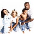 Kim Kardashian West, Kanye West et leurs enfants North et Saint West. Décembre 2017.