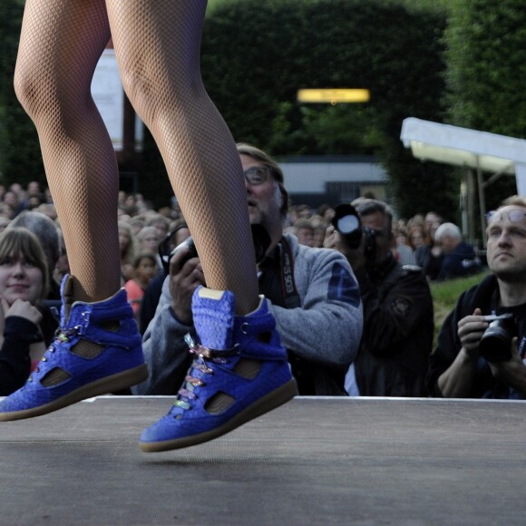 Zaz (Isabelle Geffroy) en concert au Stadtpark à Hambourg le 16 août 2016. © Future-Image via ZUMA Press / Bestimage