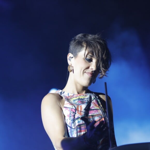 La chanteuse Zaz en concert lors du festival "Les Nuits du Sud Vence 2016". Le 7 juillet 2016