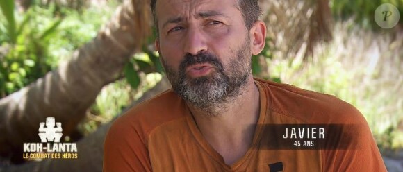 Javier dans l'édition All Stars "Koh-Lanta : Le combat des héros" (TF1), épisode diffusé vendredi 27 avril 2018.