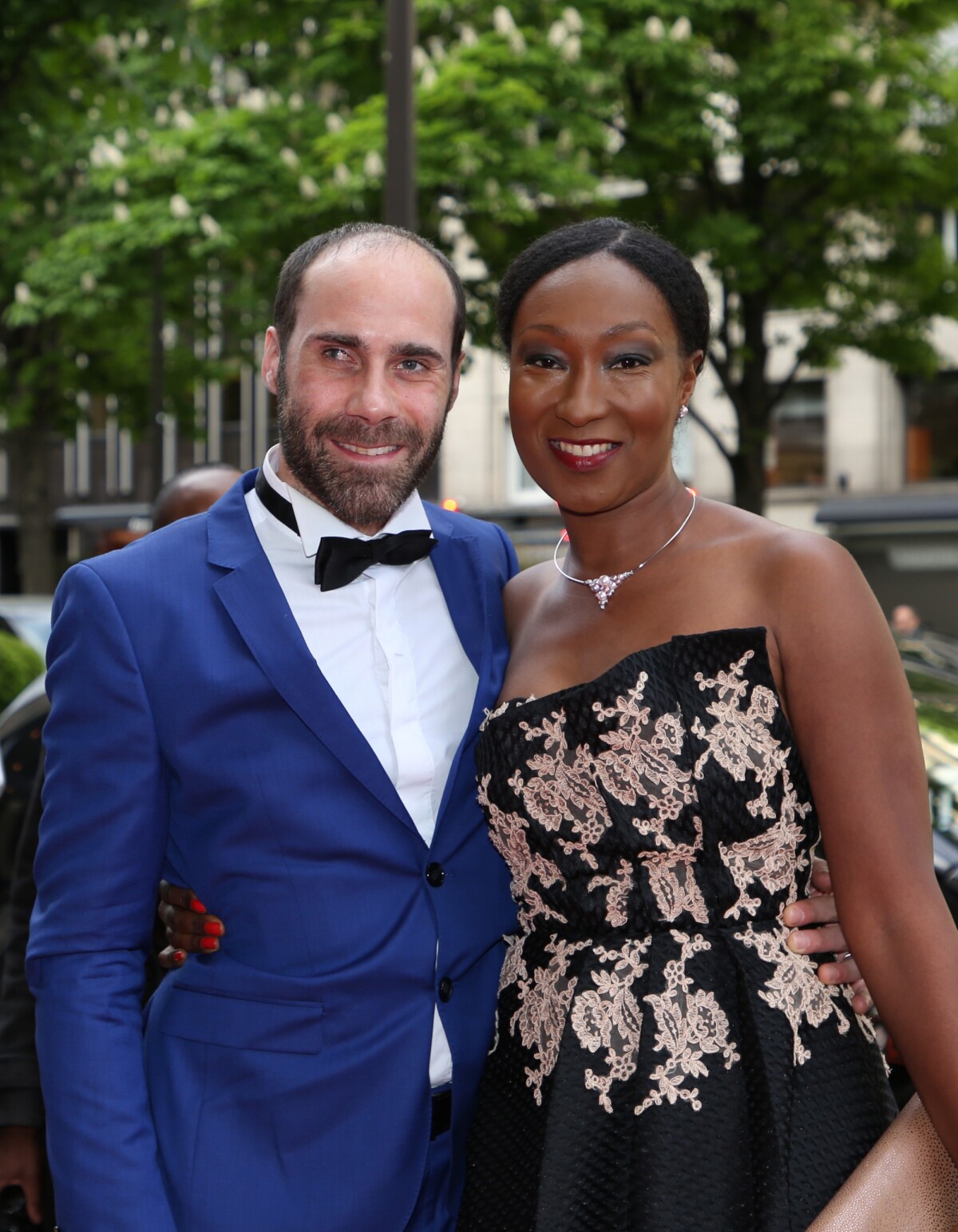 Photo Geoffroy Jeff Tekeyan et sa femme Nadège BeaussonDiagne