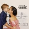 Caterina Lopez et son fils au photocall de la 9ème édition du "Global Gift Gala" à l'hôtel Four Seasons George V à Paris, le 25 avril 2018. © Marc Ausset-Lacroix/Bestimage