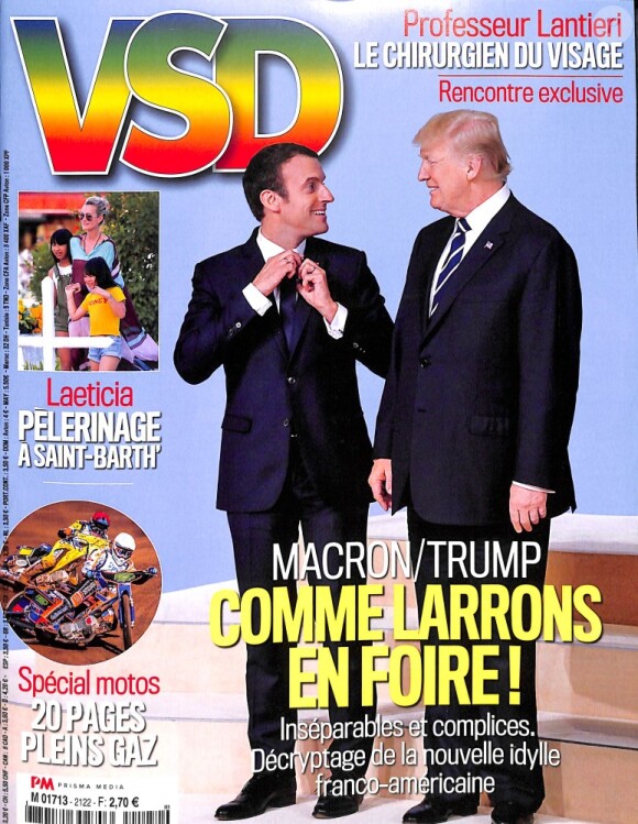 Magazine "VSD", en kiosques jeudi 26 avril 2018.