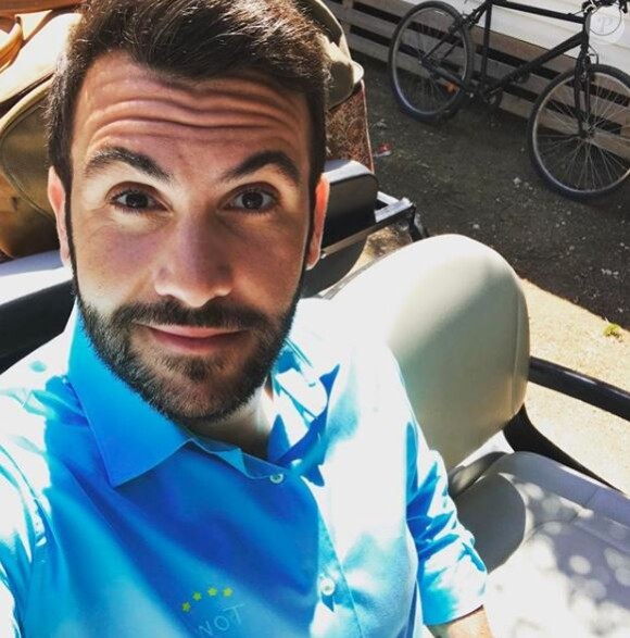 Laurent Ournac, alias Tom, dans la série "Camping Paradis". Instagram, le 12 avril 2017.