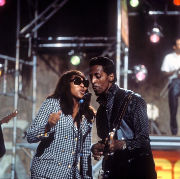 Tina et Ike Turner en concert dans les années 60.