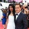 Eric Besson et sa femme Jamila lors de la projection du film "La fille inconnue" lors du 69e Festival de Cannes le 18 mai 2016. © Borde-Jacovides-Moreau/Bestimage