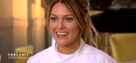 Caroline Receveur dans "Top Chef Célébrités" (M6) mercredi 2 mai 2018.
