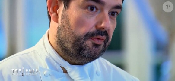 Jean-François Piège dans "Top Chef Célébrités" (M6) mercredi 2 mai 2018.