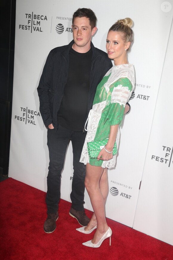 James Rothschild et Nicky Hilton - Les célébrités posent lors du photocall de la première du film "The american meme" à l'occasion du festival du film de Tribeca le 27 avril 2018.