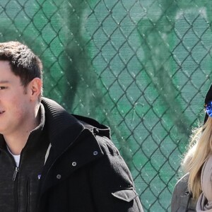 Nicky Hilton Rothschild se balade avec son mari James Rothschild dans les rues de New York, le 19 mars 2017