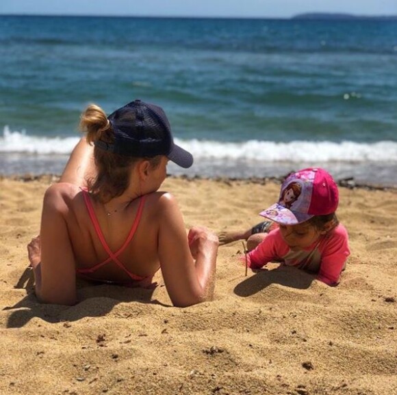 Sylvie Tellier et sa fille Margaux. Photo postée sur Instagram le 2 mai 2018